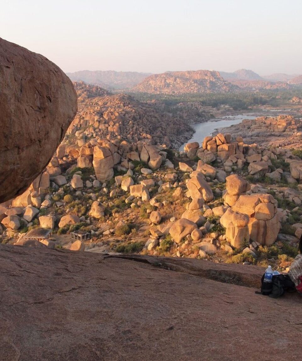 Boulder Landscape at Sunset – Hampi