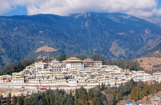 Tawang Monastery, the large hilltop Buddhist monastery complex in Arunachal Pradesh